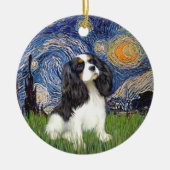 Starry Night - Cavalier (Tri color) Keramikornament (Vorne)