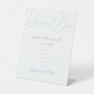 Starry Night Celestial Dessert Bar Pedestal Zeiche Sockelschild