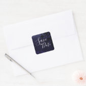 Starry Night Celestial Save the Date Aufkleber (Umschlag)