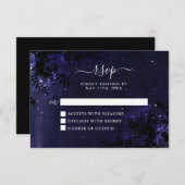 Starry Night Celestial Sky RSVP Cards (Vorne/Hinten)