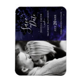 Starry Night Celestial Sky Save the Date Magnet (Vertikal)