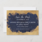 Starry Night Celestial Star Save the Date (Vorderseite)