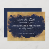 Starry Night Celestial Star Save the Date (Vorne/Hinten)