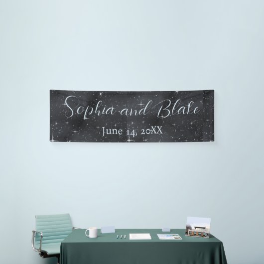 Starry Night Celestial Wedding Banner (Messeveranstaltung)