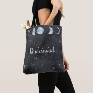 Starry Night Celestial Wedding Bridesmaid Tasche