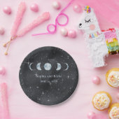 Starry Night Celestial Wedding Pappteller (Party)