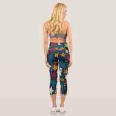 Starry Night Chaos Capri Leggings (Rückseite)