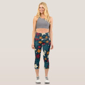 Starry Night Chaos Capri Leggings (Vorderseite)