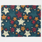 Starry Night Chaos Fleecedecke (Vorderseite (Horizontal))
