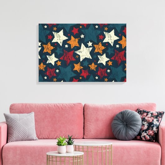 Starry Night Chaos Leinwanddruck (Insitu (Wohnzimmer))