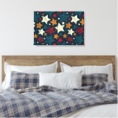 Starry Night Chaos Leinwanddruck (Insitu (Schlafzimmer))