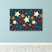 Starry Night Chaos Leinwanddruck (Insitu (Holzboden))