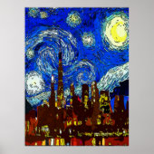 Starry Night Chicago Poster (Vorne)