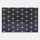 Starry Night Christmas 3 Variationen Geschenkpapier Set (Vorderseite 3)