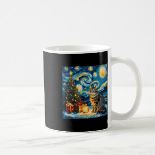 Starry Night Christmas Norwegian Forest Art Van Go Kaffeetasse