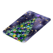 Starry Night Christmas Tree Magnet (Linke Seite)