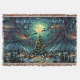 Starry Night Christmas Van Gogh Blanket Holiday Decke