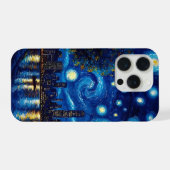 Starry Night City Phone Case iPhone Hülle (Rückseite (Horizontal))