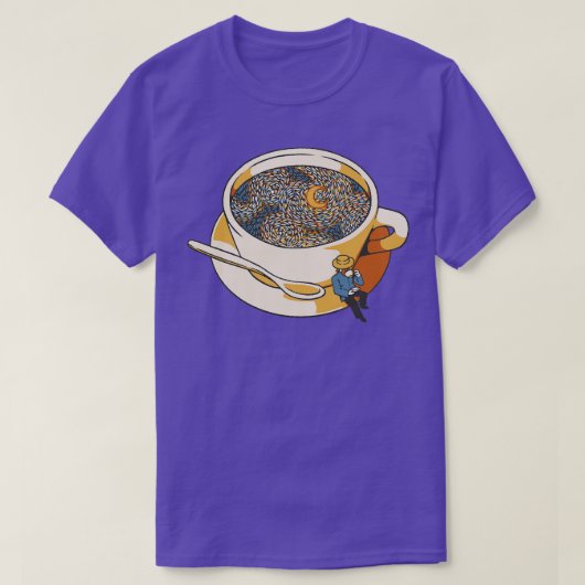 Starry Night Coffee by Tobe Fonseca T-Shirt (Design vorne)