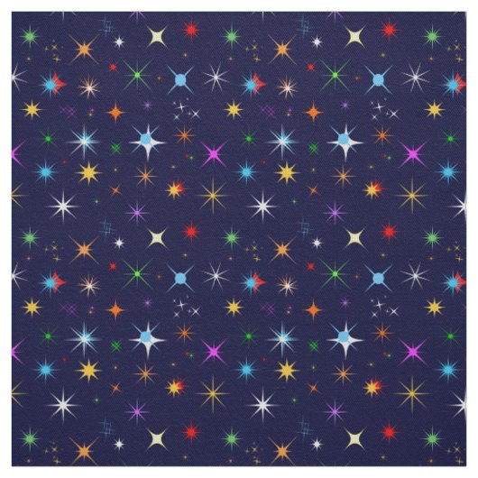 Starry Night Colorful Pattern Stoff (Muster)