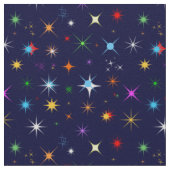 Starry Night Colorful Pattern Stoff (Nahaufnahme)