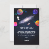 Starry Night Cosmic Quest Geburtstag Dankeskarte (Vorderseite)