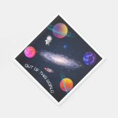 Starry Night Cosmic Quest Geburtstag Serviette (Ecke)