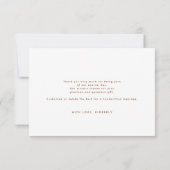 Starry Night Crescent Moon Celestie Vielen Dank Dankeskarte (Rückseite)