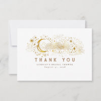 Starry Night Crescent Moon Klein Danke