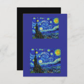 Starry Night Dankeskarte (Vorne/Hinten)