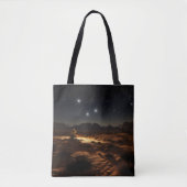 Starry Night Desert Tasche (Vorderseite)