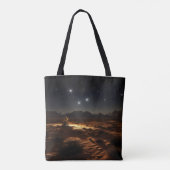 Starry Night Desert Tasche (Rückseite)