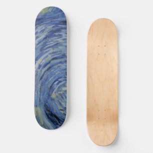 "Starry Night" Detail von Van Gogh Skateboard