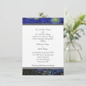 Starry Night, die berühmte Hochzeitseinladung zu g Einladung (Stehend Vorderseite)