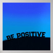 Starry Night Digital Art personalisiert Poster (Vorne)