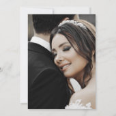 Starry Night Dream Catcher Wedding Reception Foto Einladung (Rückseite)