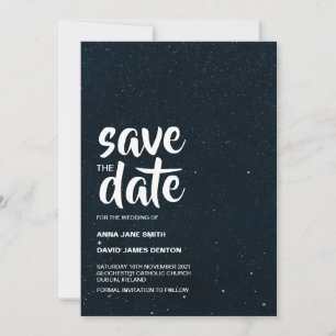Starry Night Dreamy Save the Date Einladung