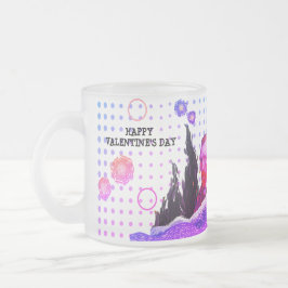 STARRY NIGHT editable fluorescent valentine violet Mattglastasse