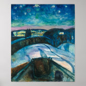 Starry Night | Edvard Munch | Poster (Vorne)