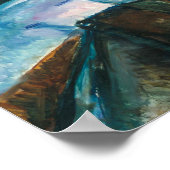 Starry Night | Edvard Munch | Poster (Ecke)