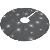 Starry Night Elegant Polyester Weihnachtsbaumdecke (Schrägansicht)