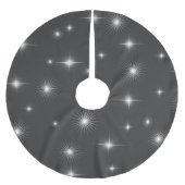 Starry Night Elegant Polyester Weihnachtsbaumdecke (Vorderseite)