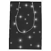 Starry Night Elegante Personalisiert Mittlere Geschenktüte (Rückseite)