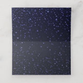 Starry Night Empfang Platzkarte (Innenseite Aufgefaltet)