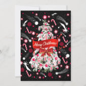 Starry Night Feiertagskarte (Vorderseite)