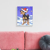 Starry Night Festive Chihuahua Leinwanddruck (Insitu (Wohnzimmer))