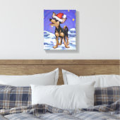 Starry Night Festive Chihuahua Leinwanddruck (Insitu (Schlafzimmer))