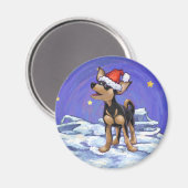 Starry Night Festive Chihuahua Magnet (Vorderseite/Rückseite)