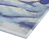 Starry Night Festive Chihuahua Schneidebrett (Ecke)