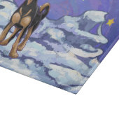 Starry Night Festive Chihuahua Schneidebrett (Ecke)